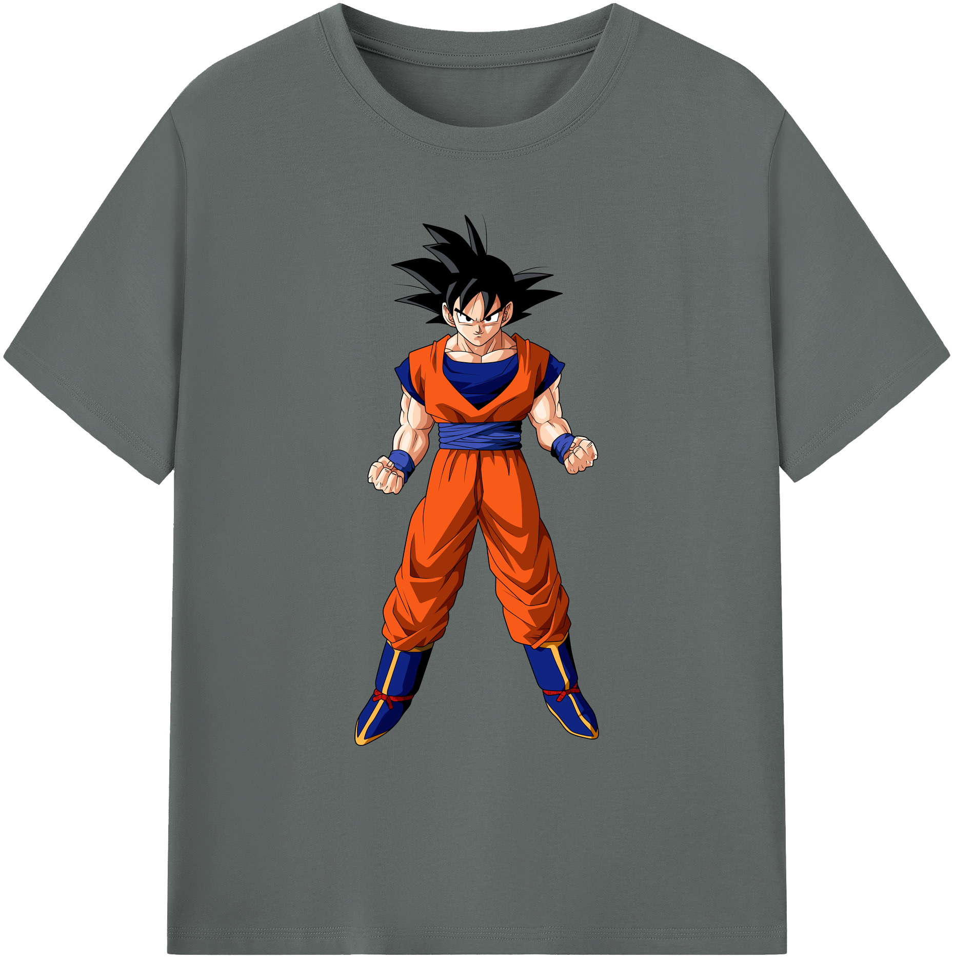 （画像用） ドラゴンボール 孫悟空（そん ごくう）Son Goku カカロット DRAGON BALL Kakarotto 綿100％ メンズ半袖Tシャツ｜肌触りやわらか＆通気性